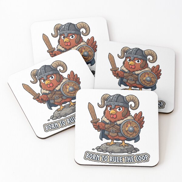 Item preview, Viking Chicken Born To Rule The Coop designed and sold by Herodestroyer.