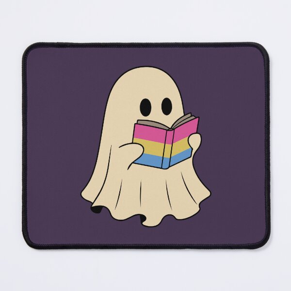 Item preview, Pansexual Halloween Ghost Reading Book designed and sold by Cannaxes Studio.