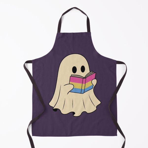 Item preview, Pansexual Halloween Ghost Reading Book designed and sold by Cannaxes Studio.