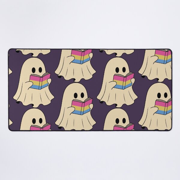 Item preview, Pansexual Halloween Ghost Reading Book designed and sold by Cannaxes Studio.