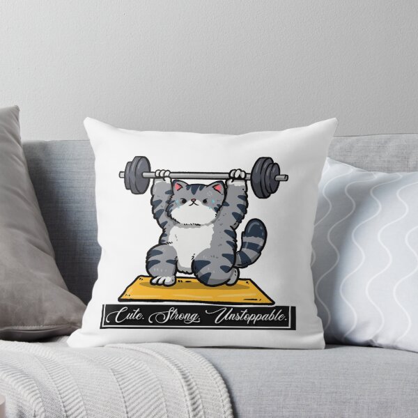 Item preview, Gym cat  ver 15b| Vintage pet cat  Fitness Workout Aesthetic | Gym cat Motivation Apparel designed and sold by mndesignworx.