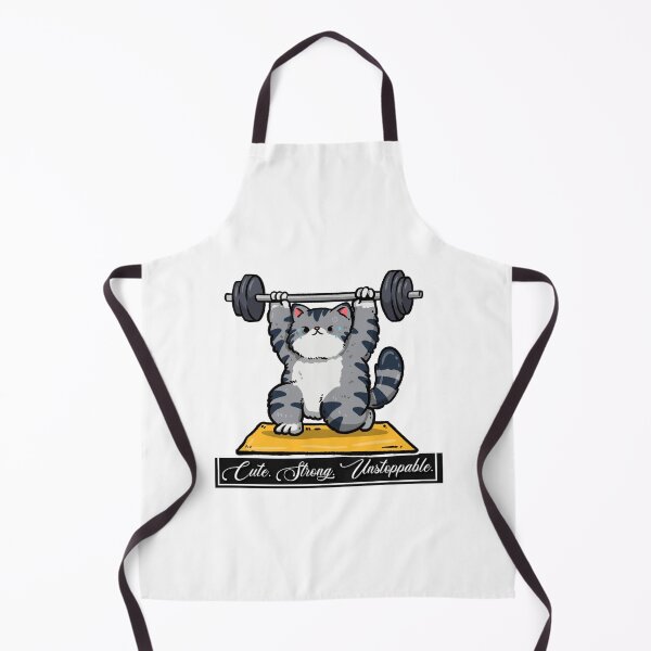 Item preview, Gym cat ver 15b| Vintage pet cat Fitness Workout Aesthetic | Gym cat Motivation Apparel designed and sold by mndesignworx.