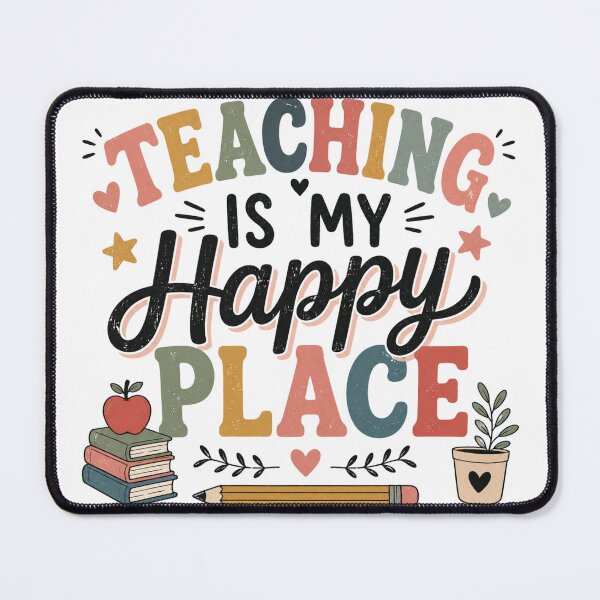 Item preview, Teaching Is My Happy Place Cute Teacher Design designed and sold by Vexa Tees.