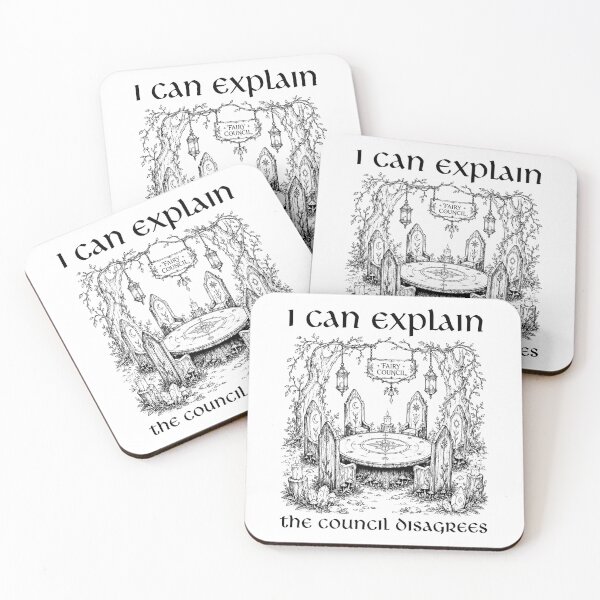 Item preview, I Can Explain. The Council Disagrees. - Funny Fairy Council Fantasy Meme designed and sold by witchlingart.