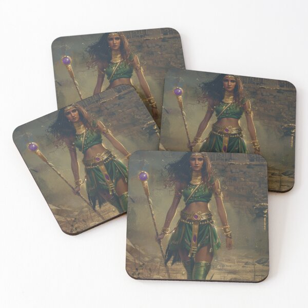 Item preview, Sorceress of Sanctuary – Diablo II Inspired Fantasy Art designed and sold by Epic Art Vault.