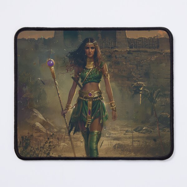 Item preview, Sorceress of Sanctuary – Diablo II Inspired Fantasy Art designed and sold by Epic Art Vault.