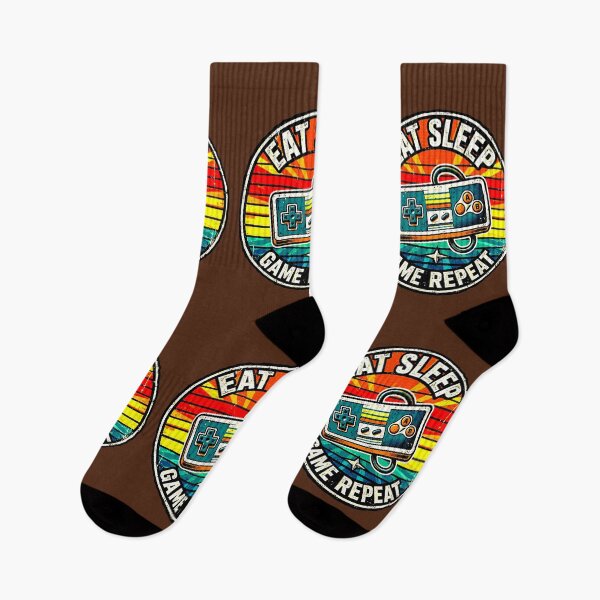 Item preview, Eat Sleep Game Repeat | Retro Gamer Vintage Design designed and sold by AstronautMerch.