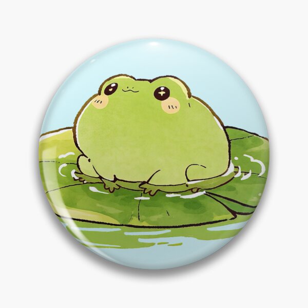 Item preview, Shy Frog Sitting On Lily Pad designed and sold by jianina-alondra.