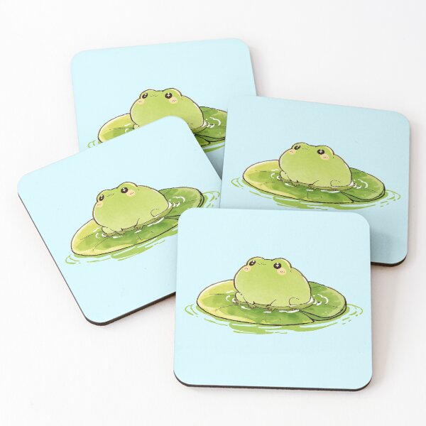 Item preview, Shy Frog Sitting On Lily Pad designed and sold by jianina-alondra.