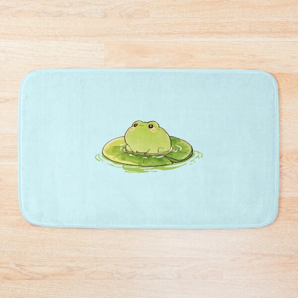 Item preview, Shy Frog Sitting On Lily Pad designed and sold by jianina-alondra.