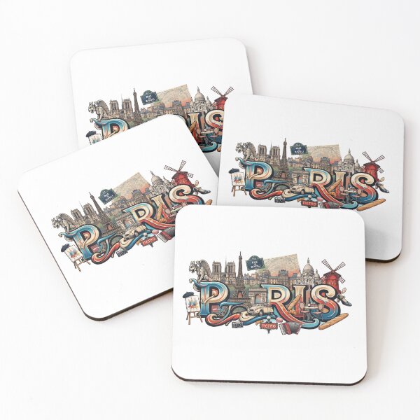 Item preview, Collage of the city of Paris designed and sold by javierparra.