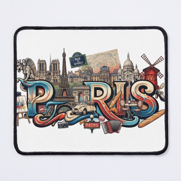 Item preview, Collage of the city of Paris designed and sold by javierparra.