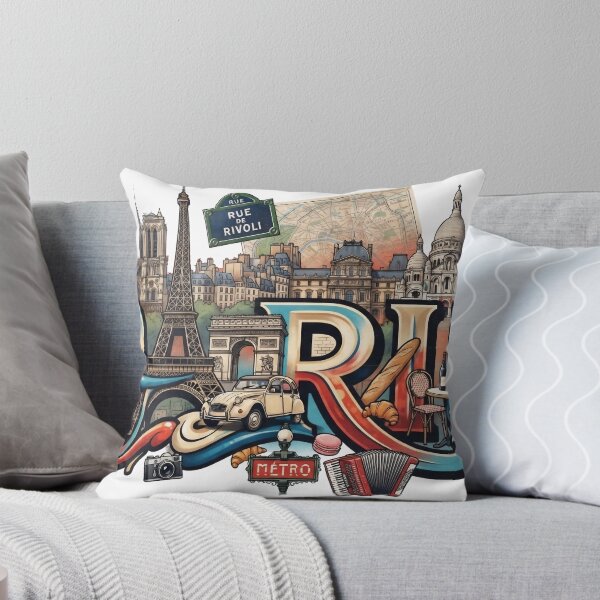 Item preview, Collage of the city of Paris designed and sold by javierparra.