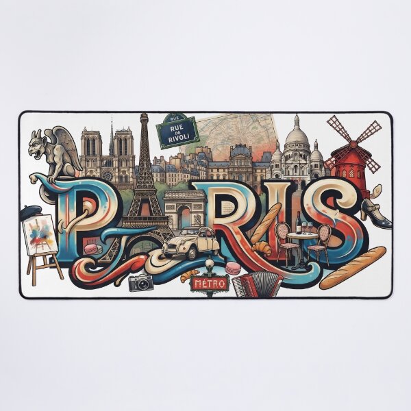 Item preview, Collage of the city of Paris designed and sold by javierparra.