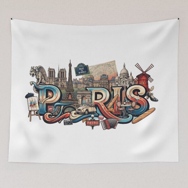 Item preview, Collage of the city of Paris designed and sold by javierparra.