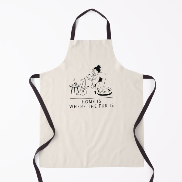 Item preview, Home Is Where The Fur Is Funny Pet Quote designed and sold by VIVID COLORS CLUB.