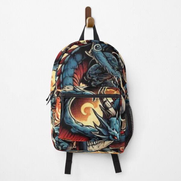 Item preview, Japanese Dragon Skull Art – Dark Fantasy Gothic Dragon Tattoo Design designed and sold by AvalonTshirts.