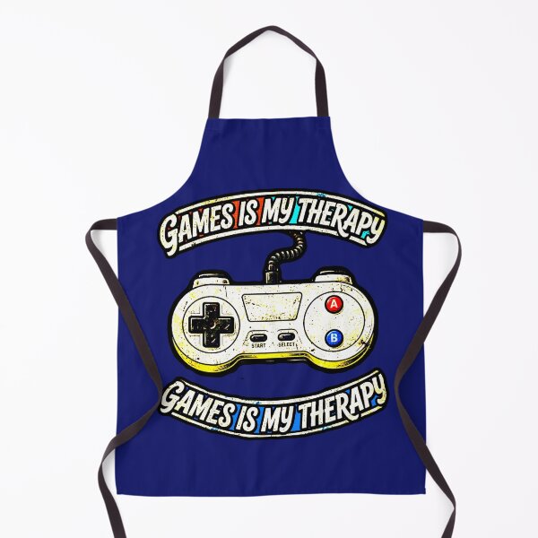 Item preview, Games Is My Therapy | Retro Gamer Control Vintage Design designed and sold by AstronautMerch.