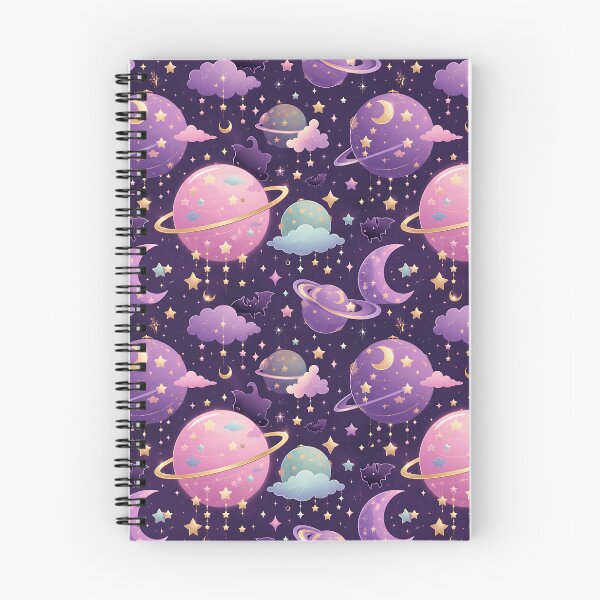 Item preview, Celestial Night Planet Bat Stars Pattern designed and sold by Thai Vibe Studio.