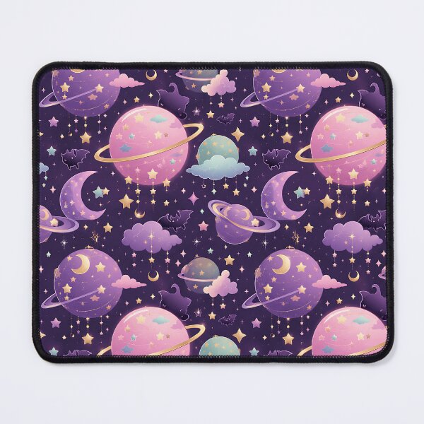 Item preview, Celestial Night Planet Bat Stars Pattern designed and sold by Thai Vibe Studio.