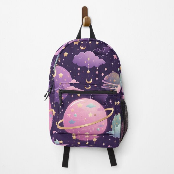 Item preview, Celestial Night Planet Bat Stars Pattern designed and sold by Thai Vibe Studio.