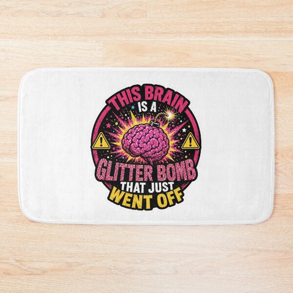 Item preview, This Brain Is A Bomb That Just Went Off ADHD Humor designed and sold by ColeLaniTrading.