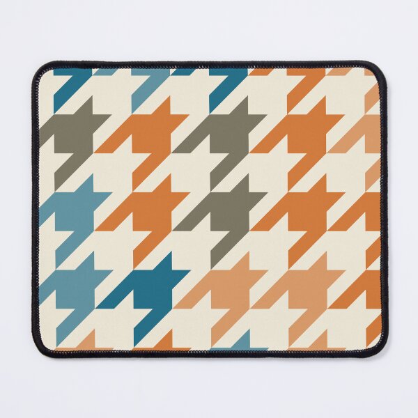 Item preview, Modern Colorful Houndstooth Pattern Nostalgie designed and sold by TexSta.