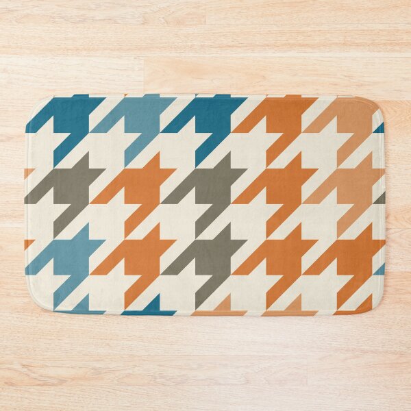 Item preview, Modern Colorful Houndstooth Pattern Nostalgie designed and sold by TexSta.