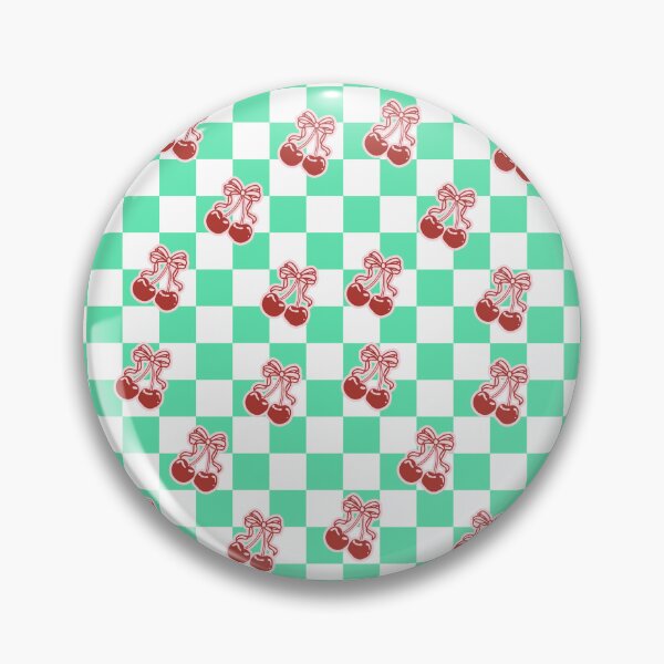 Item preview, Cherry Gingham Bow Pattern designed and sold by DestinyoBestiny.