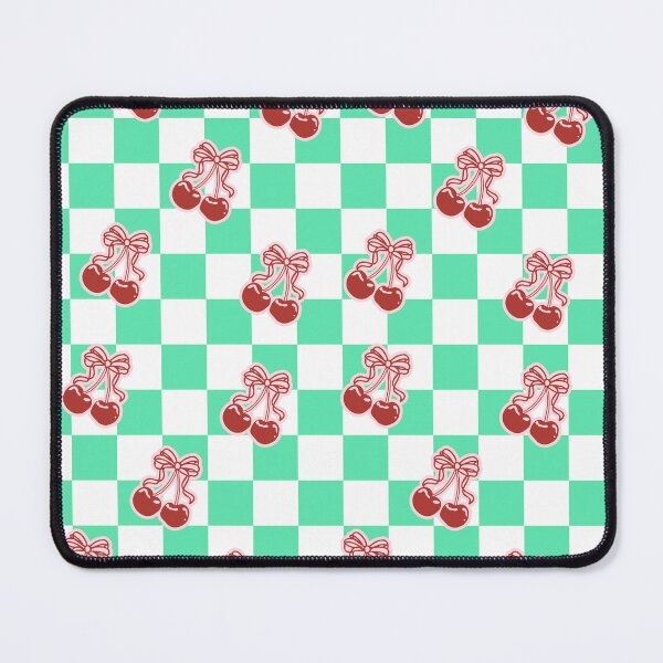 Item preview, Cherry Gingham Bow Pattern designed and sold by DestinyoBestiny.