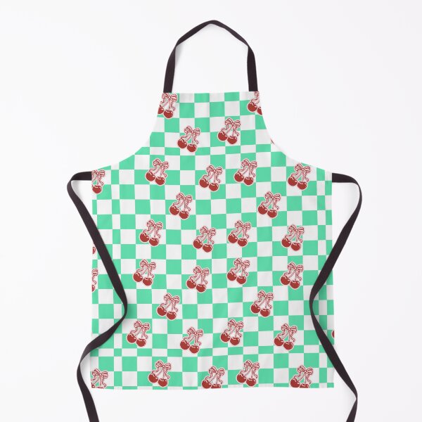 Item preview, Cherry Gingham Bow Pattern designed and sold by DestinyoBestiny.