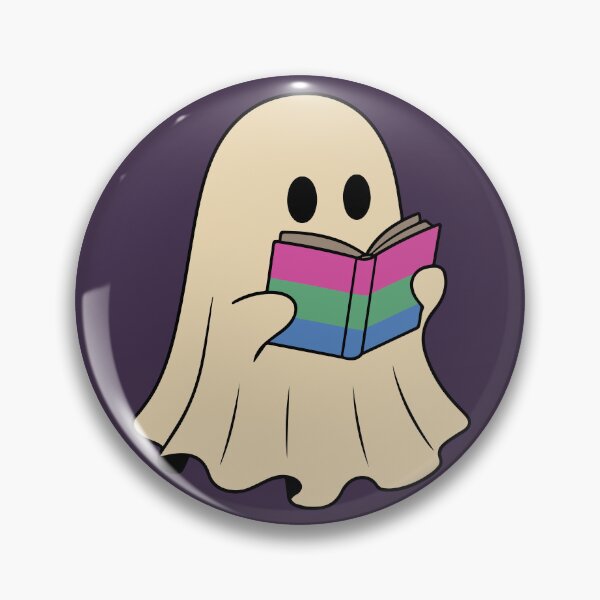 Item preview, Polysexual Halloween Ghost Reading Book designed and sold by Cannaxes Studio.