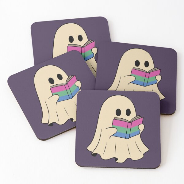 Item preview, Polysexual Halloween Ghost Reading Book designed and sold by Cannaxes Studio.