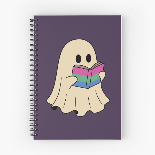 Item preview, Polysexual Halloween Ghost Reading Book designed and sold by Cannaxes Studio.