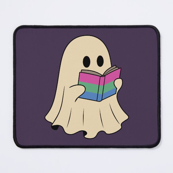 Item preview, Polysexual Halloween Ghost Reading Book designed and sold by Cannaxes Studio.