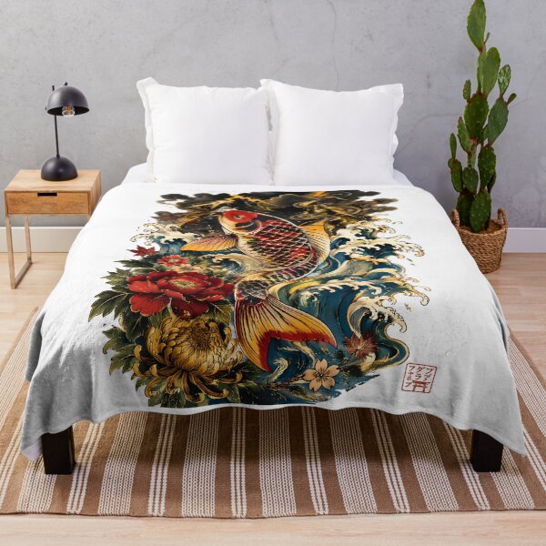 Item preview, Storm Koi – Japanese Koi Fish Thunder Dark Fantasy Art designed and sold by kaxymax.