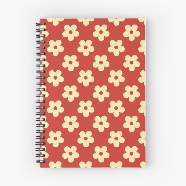 Item preview, Cute Retro Floral Pattern | Vintage Red and Yellow Flowers | Retro Cottagecore Botanical Pattern | Preppy Vintage Daisies | Strawberry Red and Banana Cream Floral Pattern designed and sold by VivaFy.