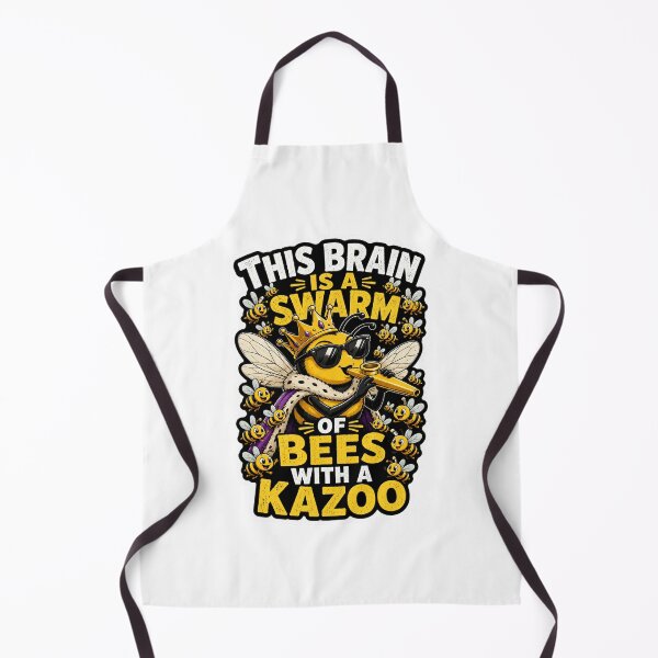 Item preview, This Brain Is A Swarm Of Bees With A Kazoo Funny Bee Humor designed and sold by ColeLaniTrading.