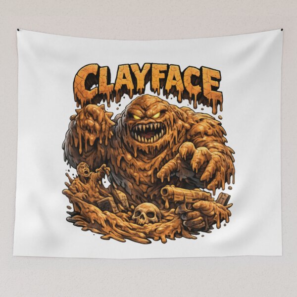 Item preview, Clayface Monster – Dark Mud Horror Comic Character designed and sold by CatLovers Studio.