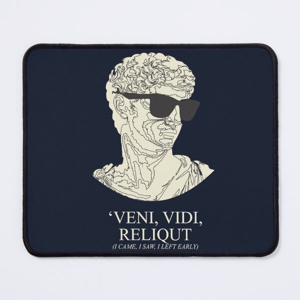 Item preview, Veni Vidi Reliqui Greek Bust Sunglasses Introvert Meme designed and sold by Joshbrowny.
