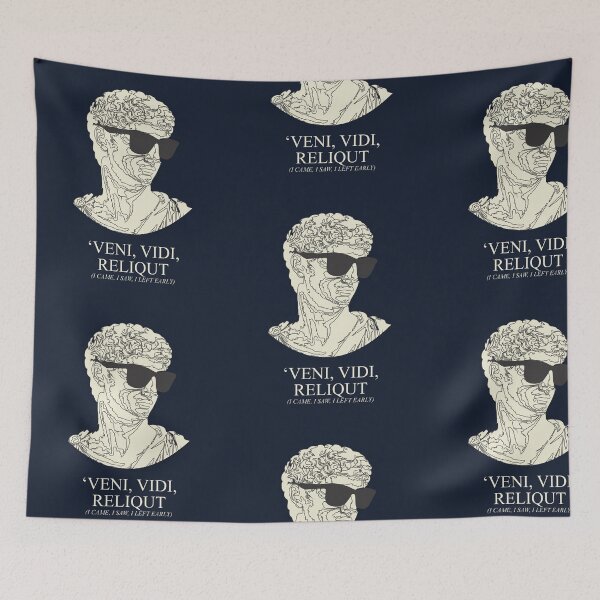 Item preview, Veni Vidi Reliqui Greek Bust Sunglasses Introvert Meme designed and sold by Joshbrowny.