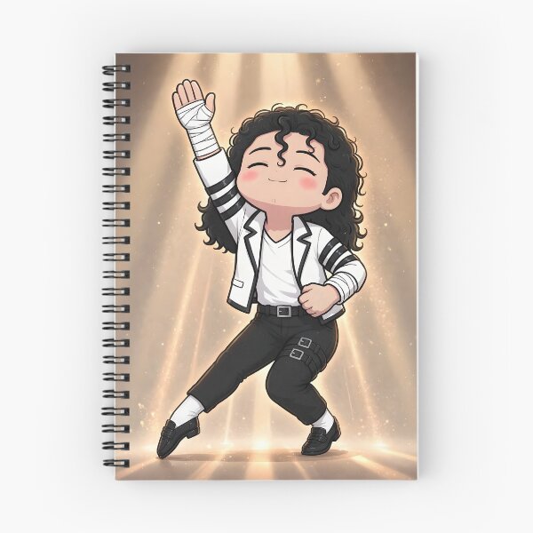 Item preview, Michael Jackson Human Nature Chibi King of Pop designed and sold by ICANTWithoutCOFFEE.