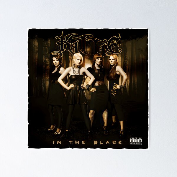 Item preview, In the Black Album Cover By Kittie designed and sold by EdificatTTArt.