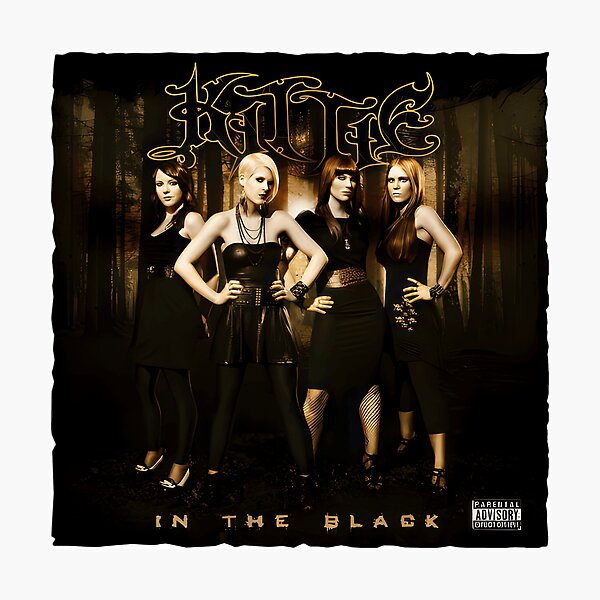 Item preview, In the Black Album Cover By Kittie designed and sold by EdificatTTArt.