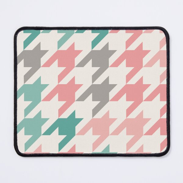 Item preview, Modern Colorful Houndstooth Pattern Peach designed and sold by TexSta.