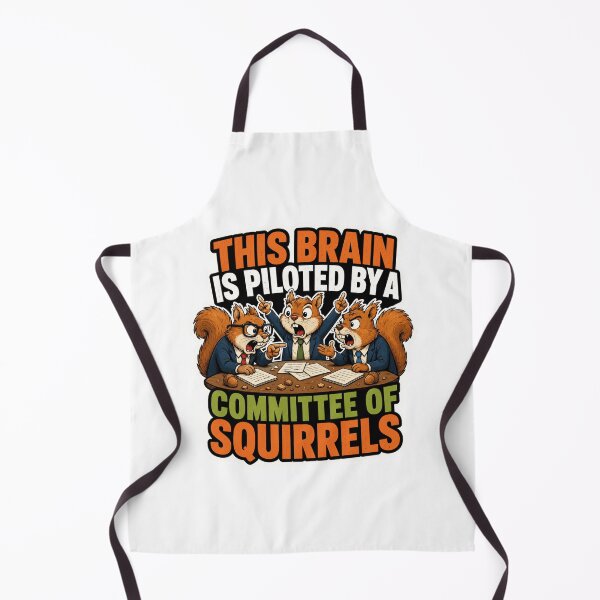 Item preview, This Brain Is Piloted By A Committee Of Squirrels Funny Squirrel Humor designed and sold by ColeLaniTrading.