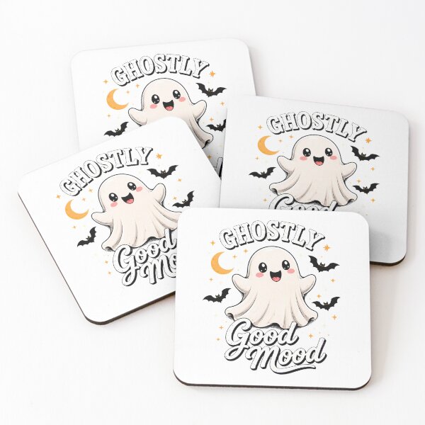 Item preview, Ghostly Good Mood – Cute Ghost Halloween Spooky Season Design designed and sold by SVALANART.