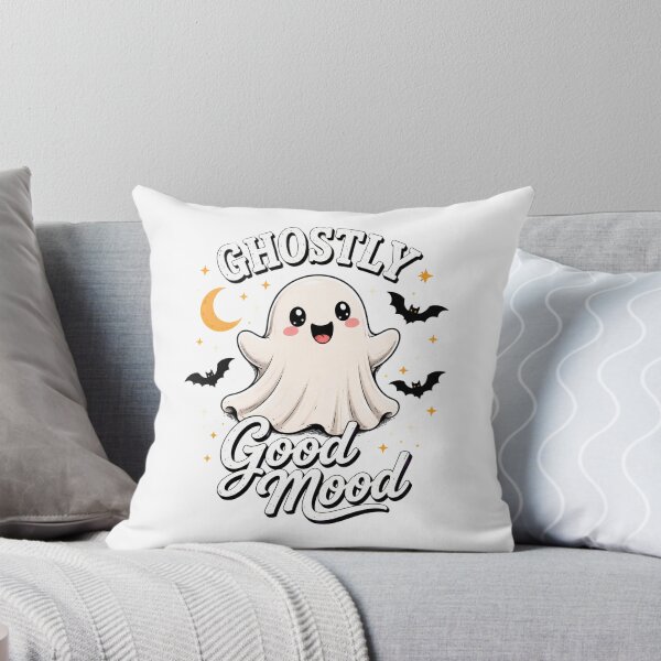 Item preview, Ghostly Good Mood – Cute Ghost Halloween Spooky Season Design designed and sold by SVALANART.
