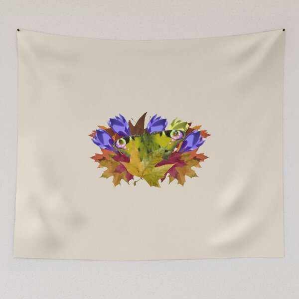 Item preview, Colorful autumn collage with flowers, leaves and butterfly designed and sold by mariya-ivanova.