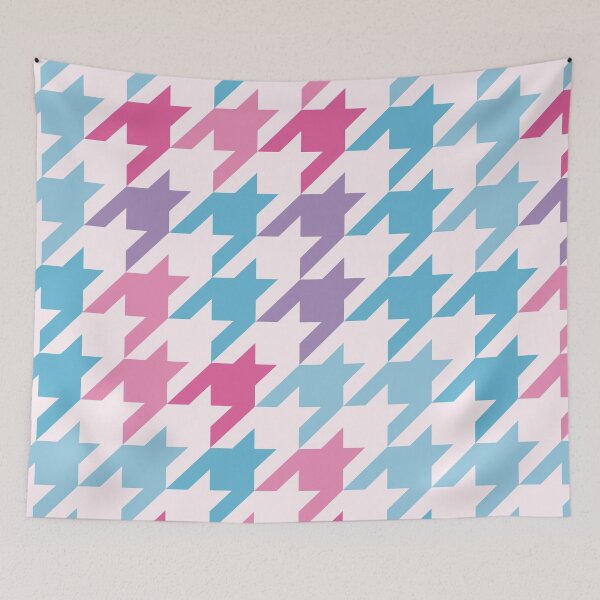 Item preview, Modern Colorful Houndstooth Pattern Candy designed and sold by TexSta.